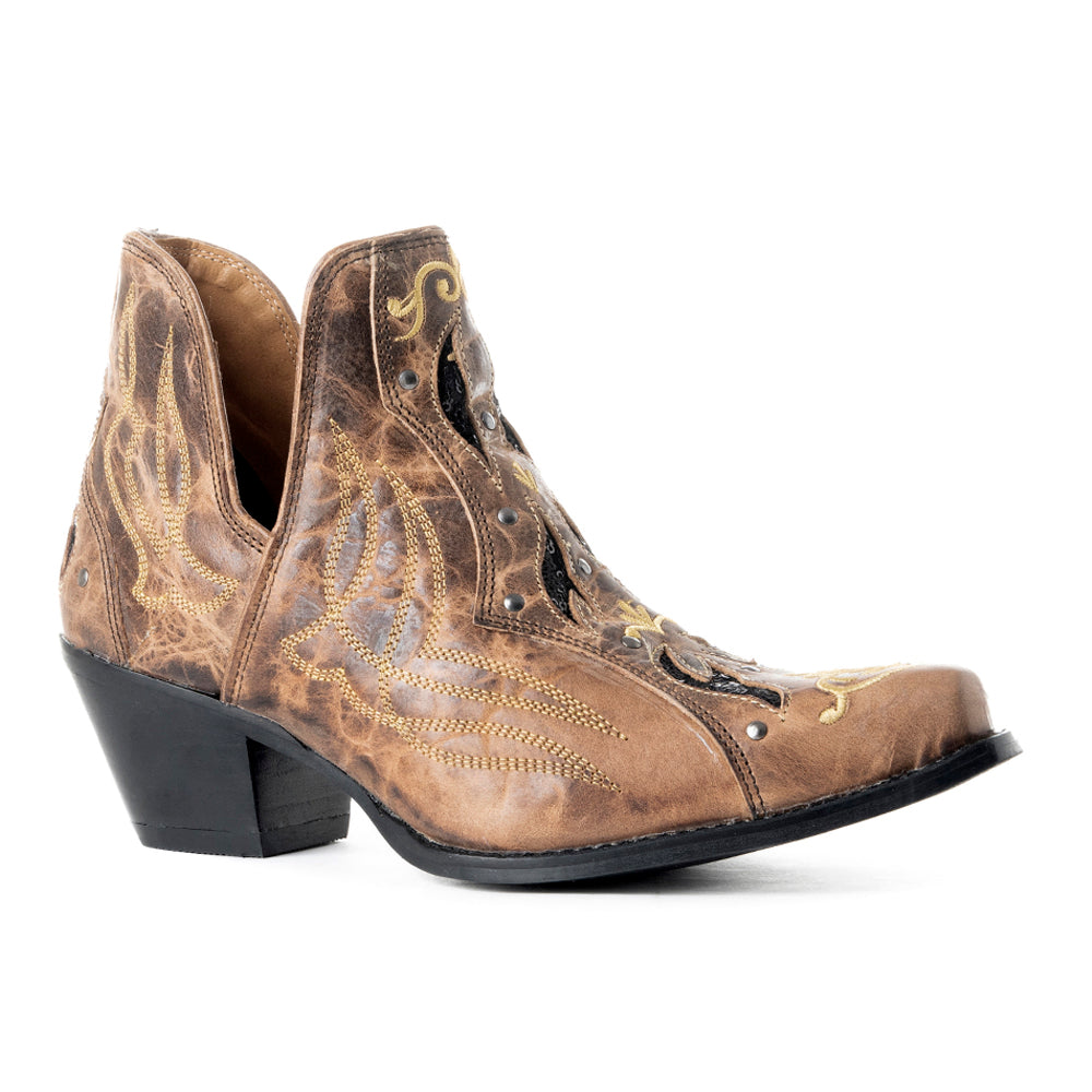 Tentor Western Leather Booties - PhishStones Products