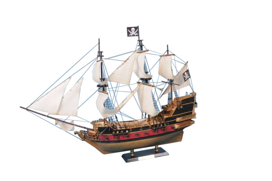 Calico Jack's The William Model Pirate Ship 36"" - White Sails