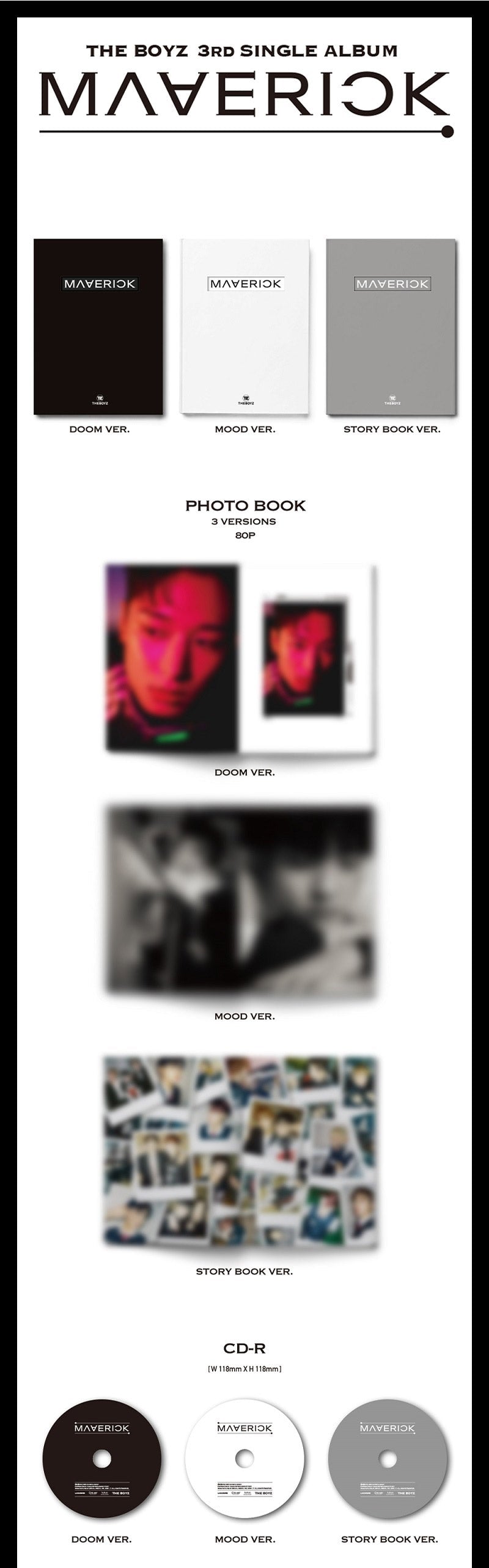 The Boyz 3rd Single Album - Maverick