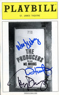 The Producers Signed Playbill