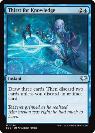 Thirst for Knowledge (EOC - 048) - Commander: Edge of Eternities - PhishStones Products
