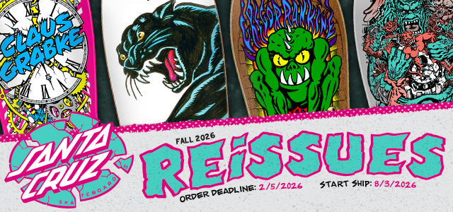 **Pre-Order** SANTA CRUZ NATAS KAUPAS SKETCH PANTHER 10.54" SKATEBOARD DECK