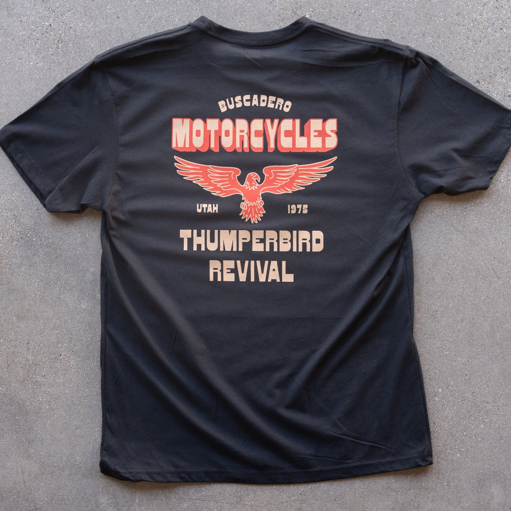 'Thumperbird Revival' Black Lightweight Soft Tee