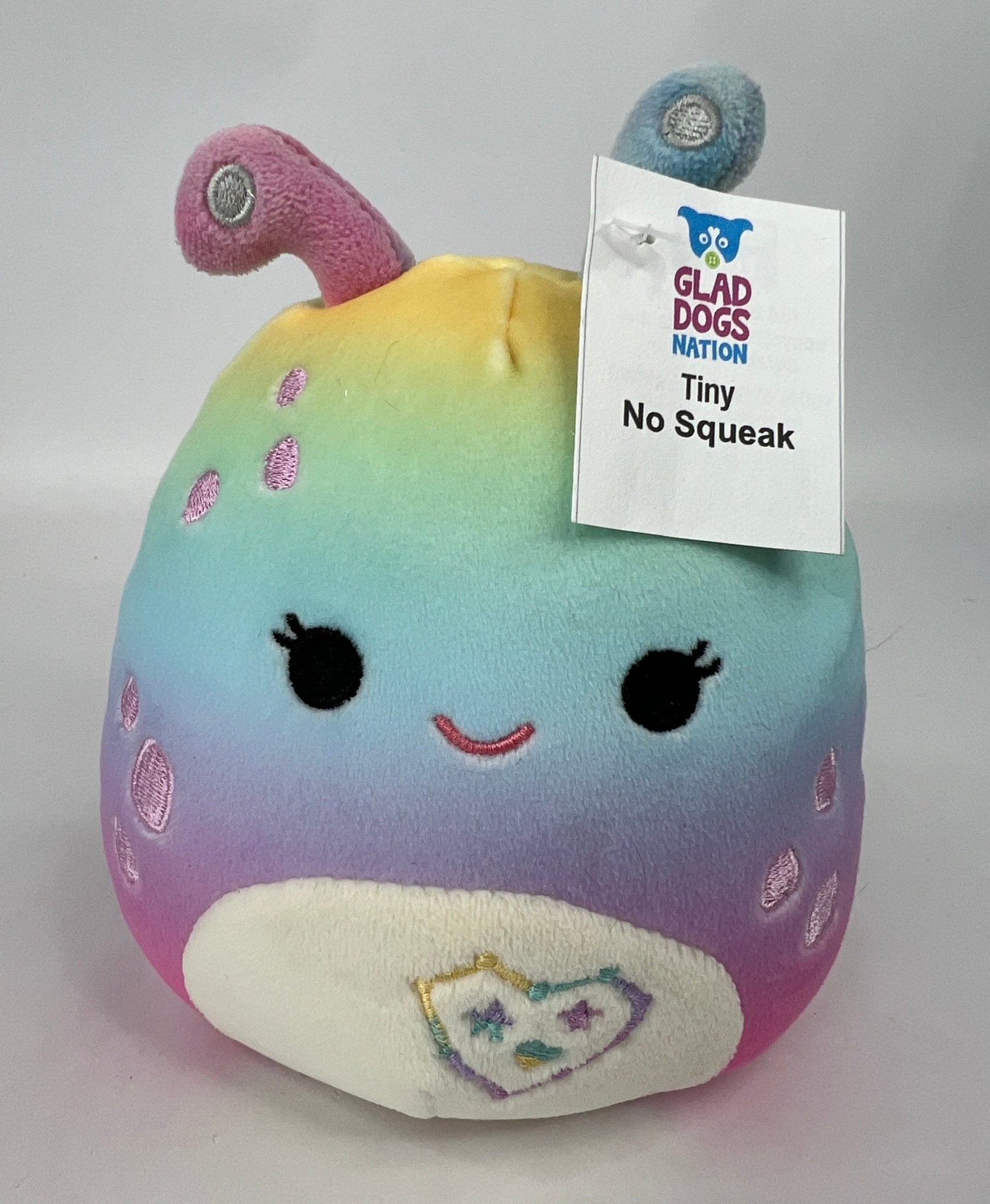 BOGO! Tiny Squishy Cuddlers Super Soft Plush Pet Toys: Squeak & NO Squeak