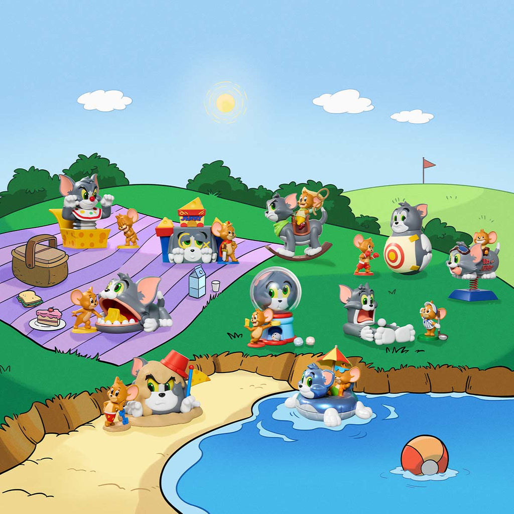 Tom and Jerry Funfair Series Figures by POP MART