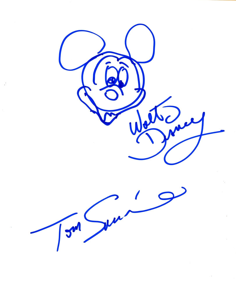 Tom Savini Signed 8.5x11 Sketch - Video Proof