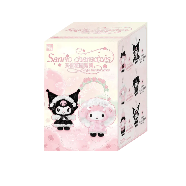 Top Toy Sanrio Characters Angel Garden Series Vinyl Plush Blind Box Keychain Figure