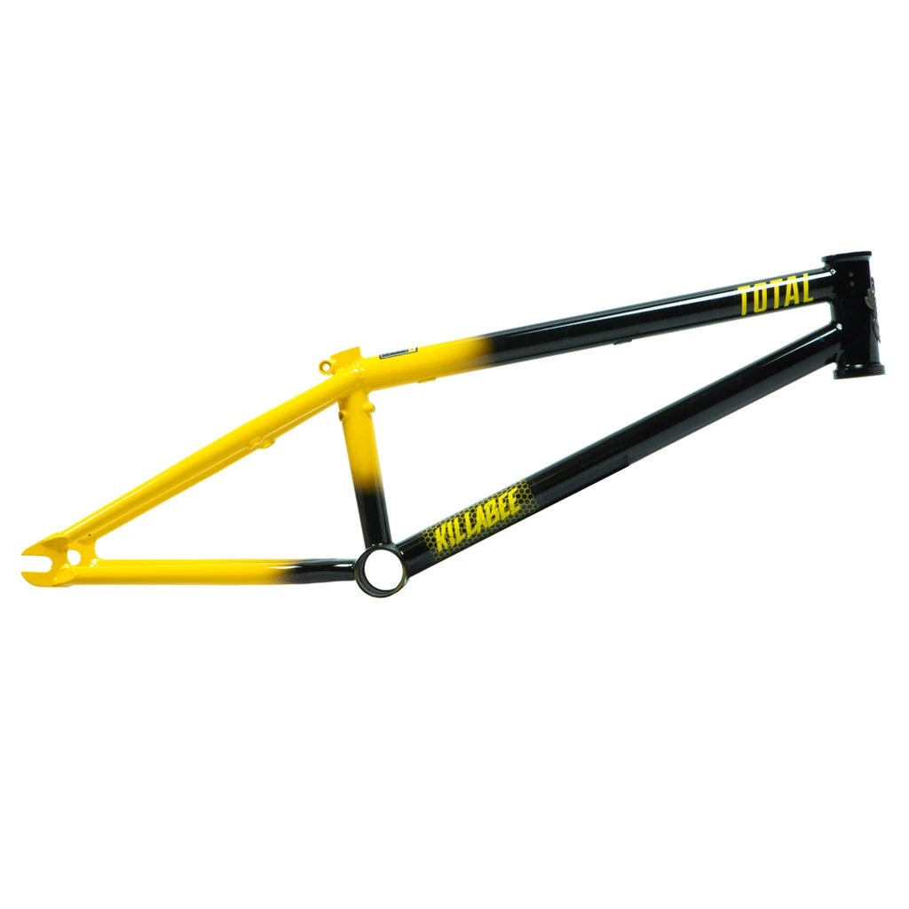 Total BMX Killabee K4 21″ Frame - Yellow/Black
