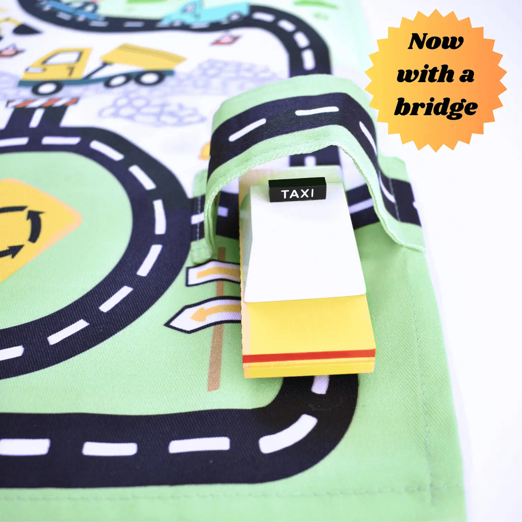 Toy Car Mat with Cars - All-in-One Travel Play Set