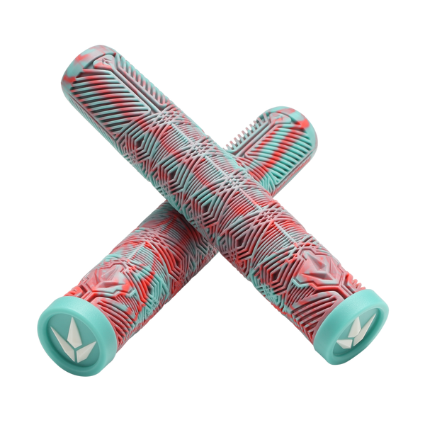 Envy Handgrips V3 (TPR) - Blue/Red (Pair)