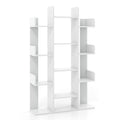Tree-Shaped Bookshelf with 13 Compartments