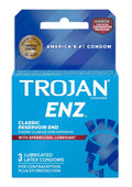 Trojan Enz Condom with Spermicidal Lubricant