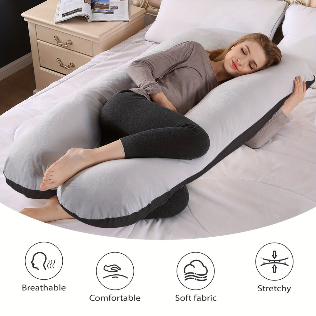 U - Shaped Maternity Pillow – Full Body Support - PhishStones Products
