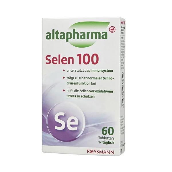 Altapharma Selenium Iodine Supplement: Thyroid Support, Vegan, Gluten & Lactose-Free Tablets - Boost Metabolism & Energy