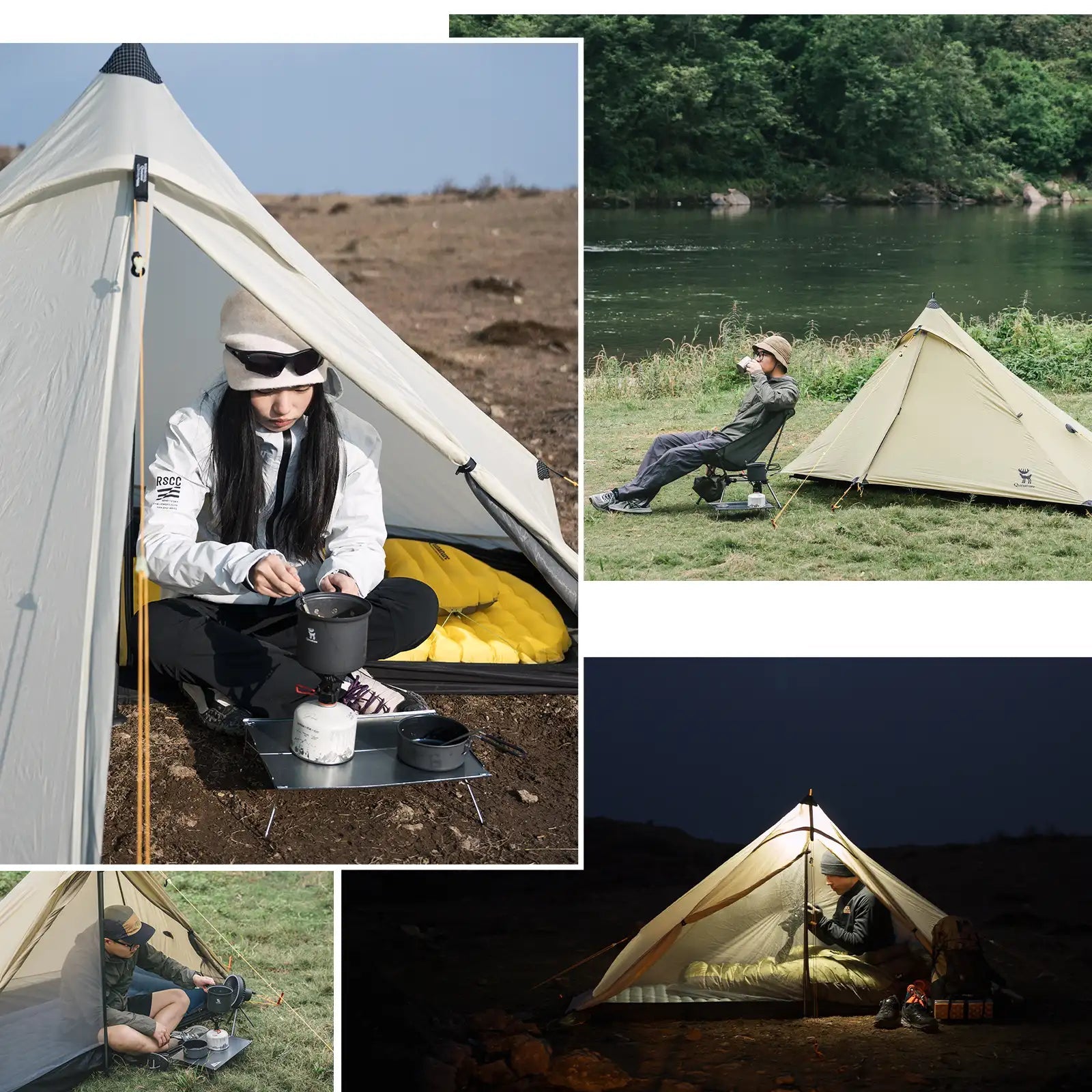 Ultralight Tent Rodless Rainproof Easy Setup for Outdoor Camping - PhishStones Products