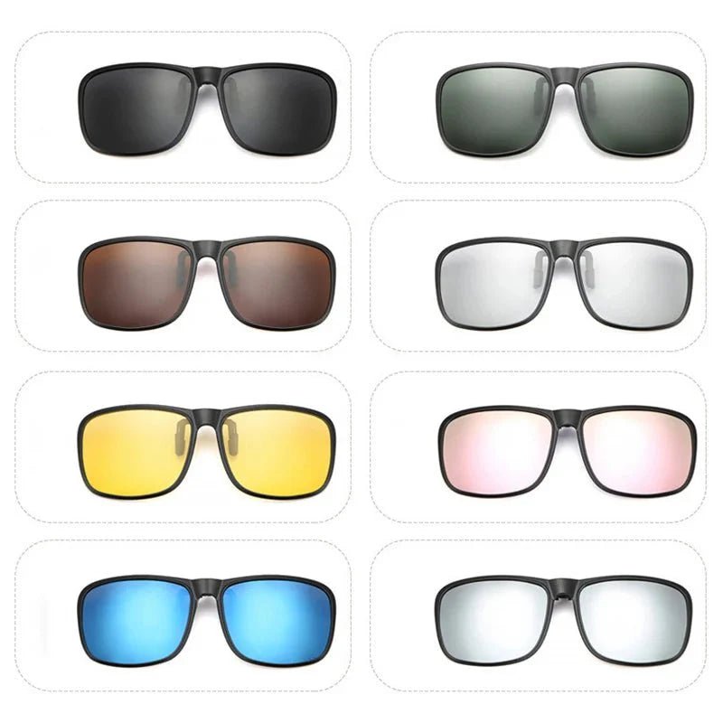 Unisex Clip - On Polarized Sunglasses – UV Protection - PhishStones Products