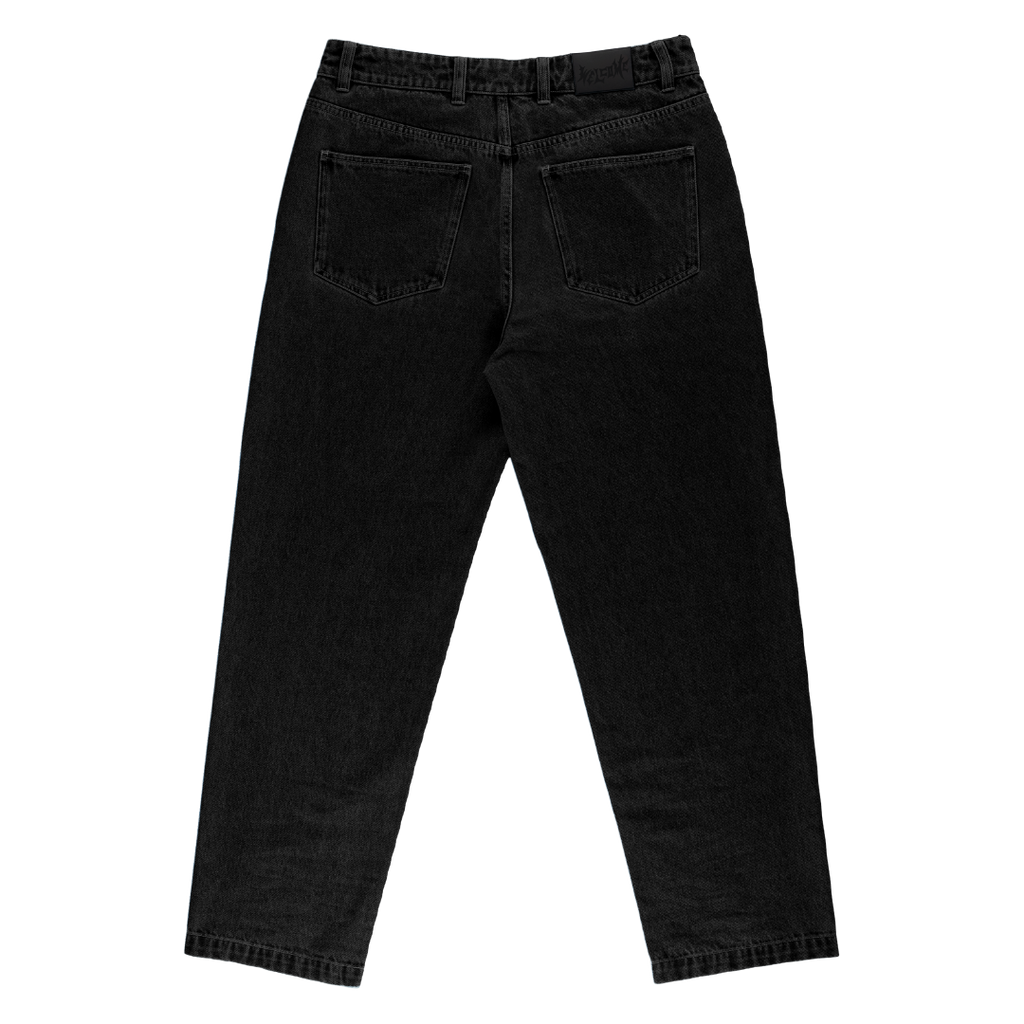 Welcome Immortal Washed Black Denim Pants