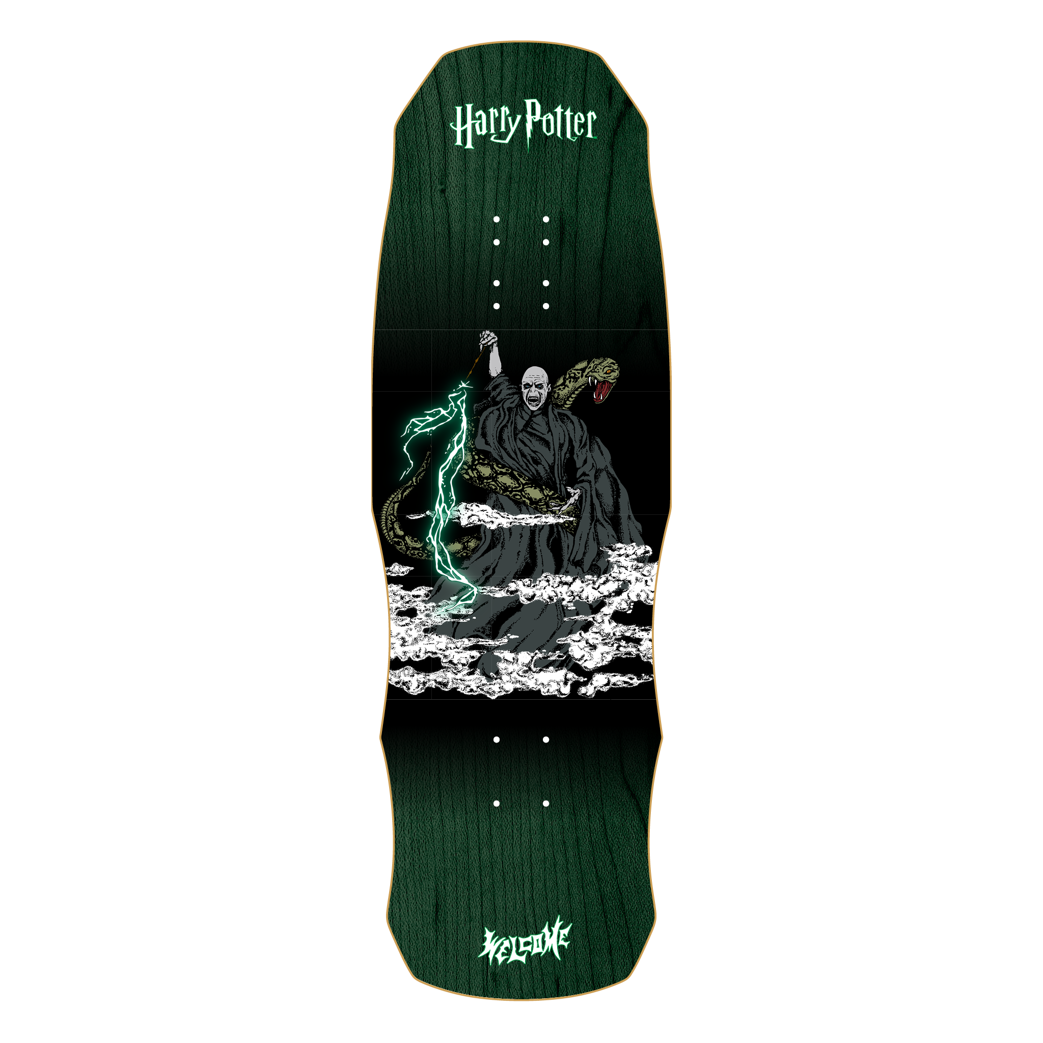 Welcome x Harry Potter Voldemort on Dark Lord 9.85" Complete Skateboard
