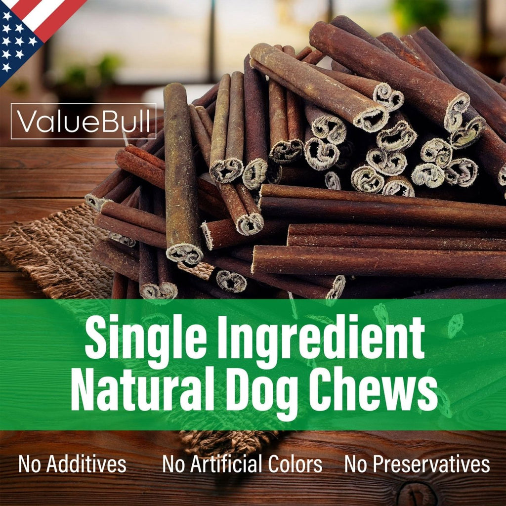 ValueBull USA Collagen Sticks for Dogs, 6 Inch Jumbo Chews, Natural Long-Lasting Dog Treats, 25 Count
