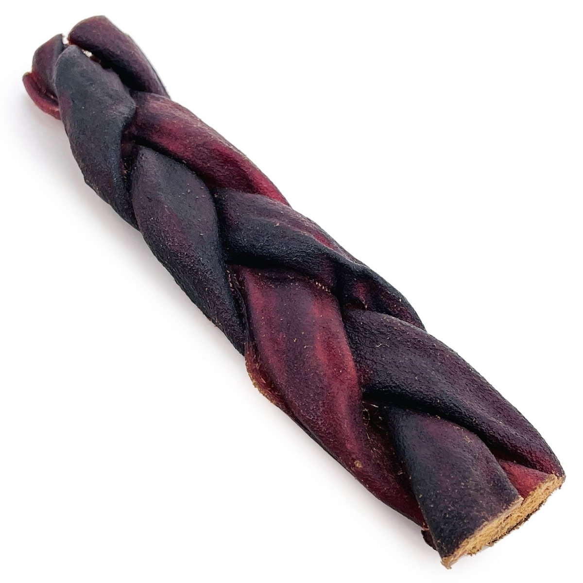 ValueBull USA Beef Collagen Braid for Large Dogs, Thick 6 Inch 25 Count