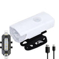 USB Rechargeable Bicycle LED Light Set – Front and Rear Lights for Riding Safety - PhishStones Products