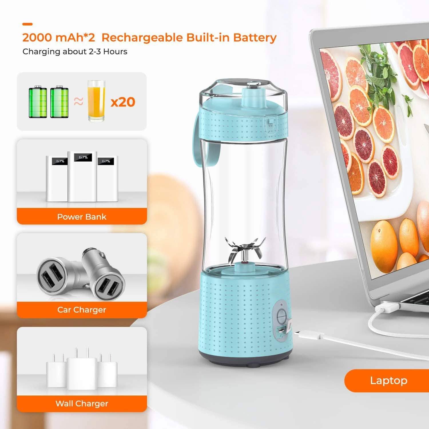 USB Rechargeable Portable Blender - PhishStones Products