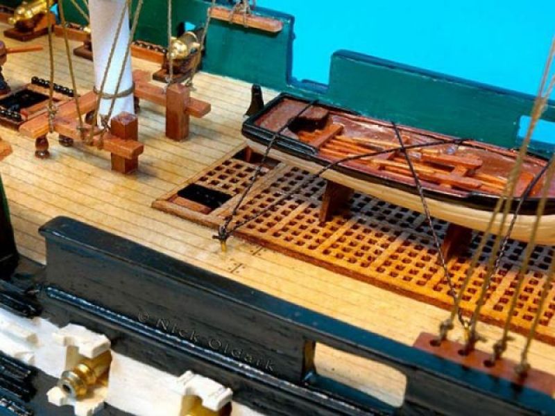 USS Constitution Tall Model Ship 30""