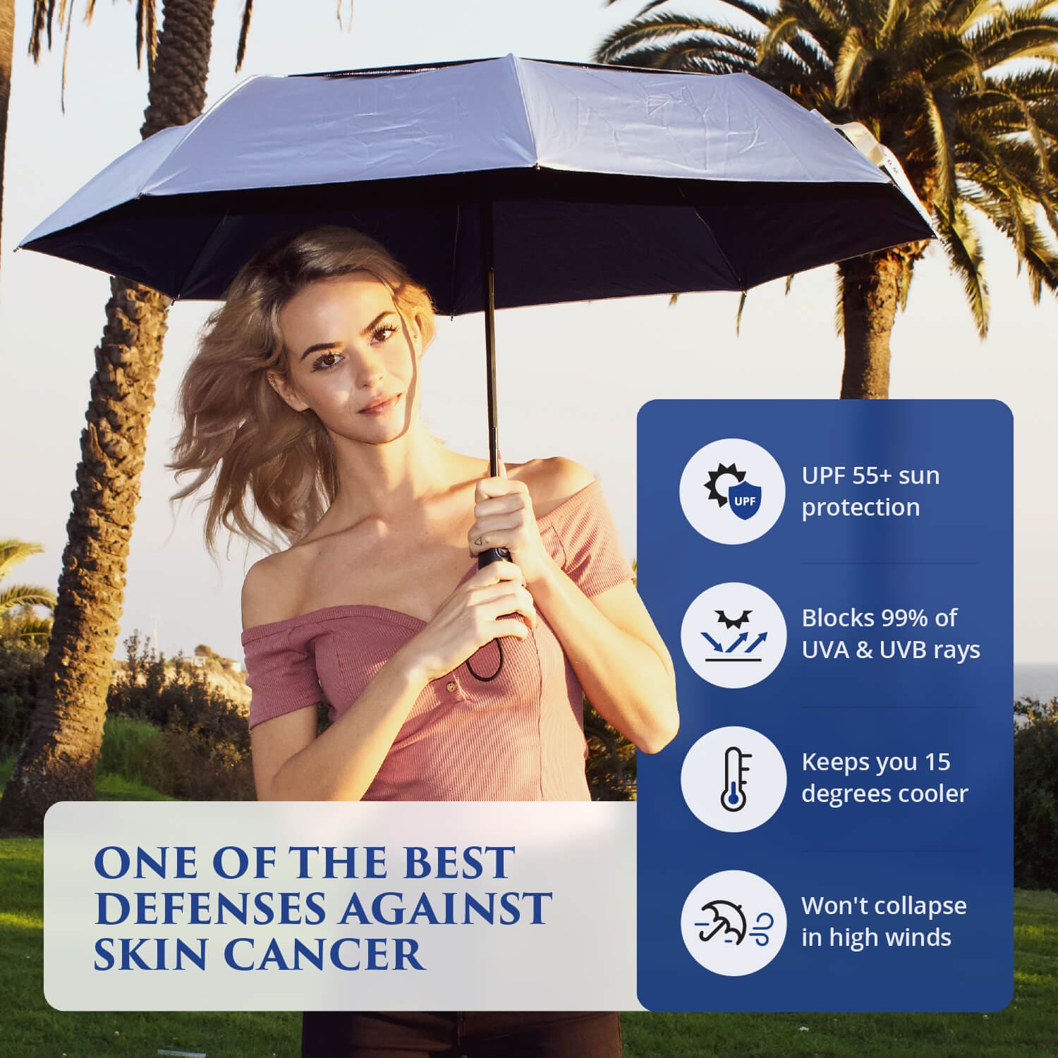 UV Protection Compact Umbrella