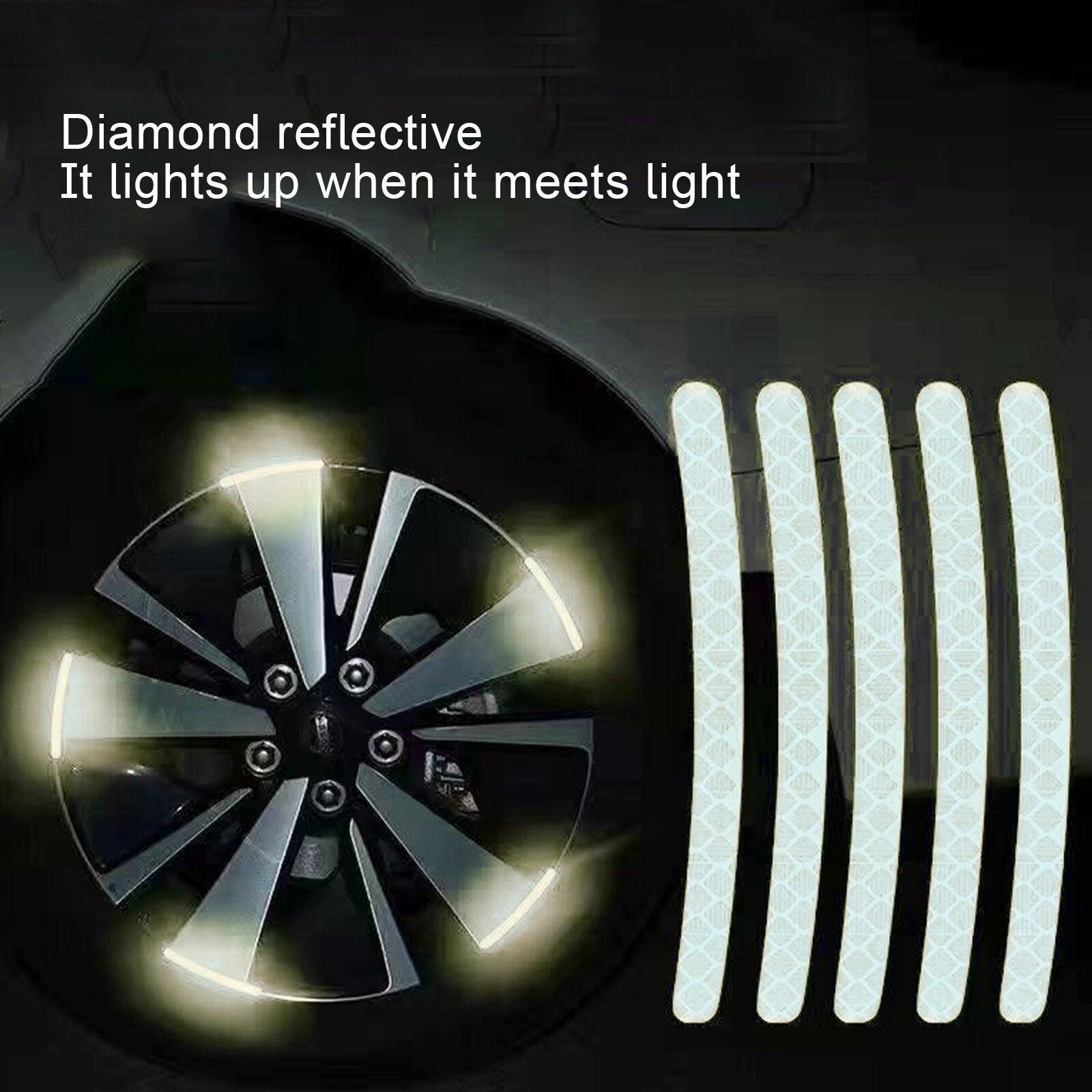 Car Wheel Rims Reflective Sticker Stripes