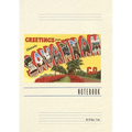 Vintage Lined Notebook Greetings from Savannah - Paperback
