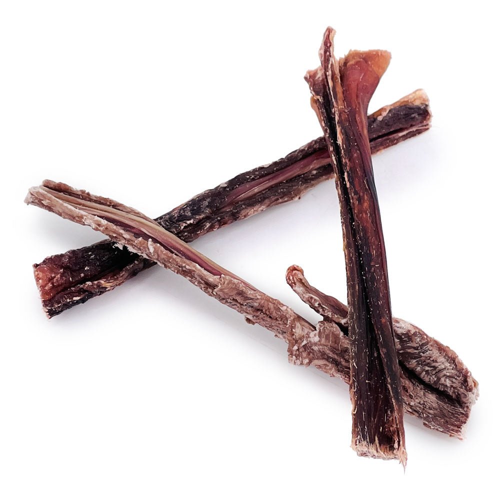 ValueBull Beef Jerky Gullet Sticks, Premium Dog Chews, 5-6 Inch, 25 Count
