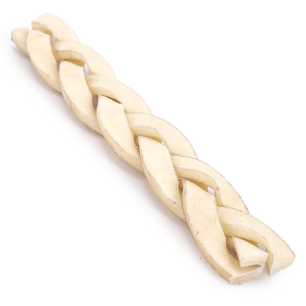 ValueBull Beef Cheek Braids, Long Lasting Dog Chews, 5-6 Inch, 50 Count
