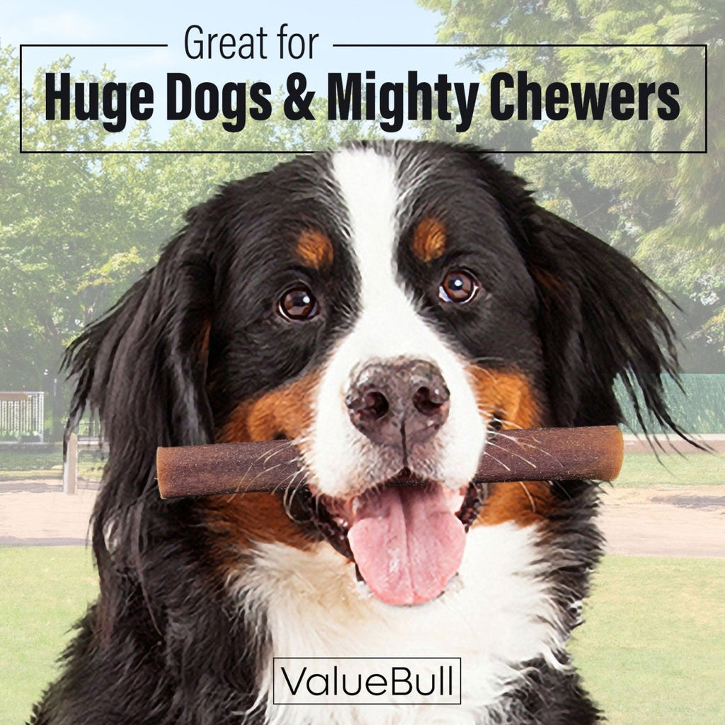 ValueBull Beef Collagen Sticks, 6 Inch Super Jumbo Chews, 50 Count