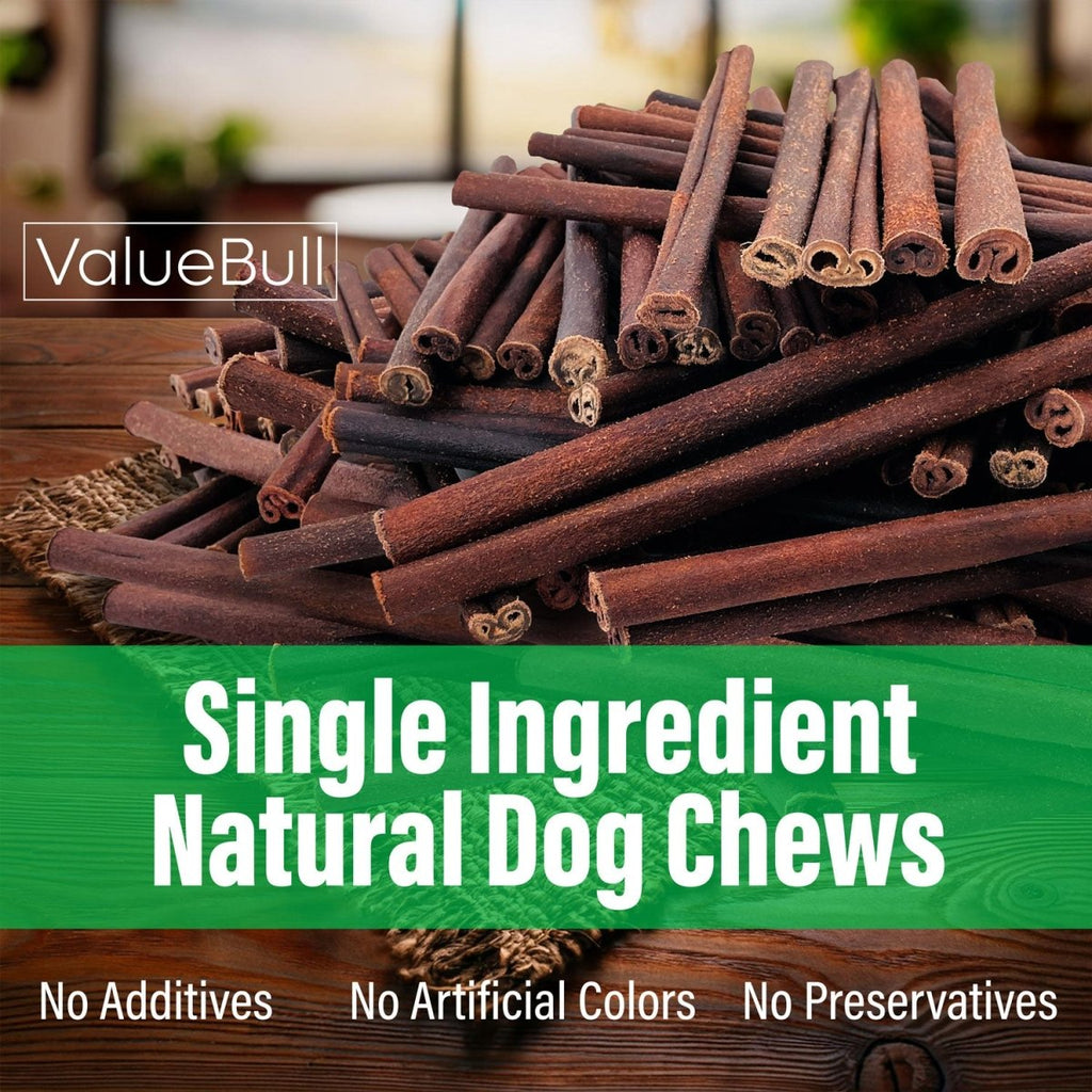 ValueBull Beef Collagen Sticks for Dogs, 12 Inch Thick Chew, 10 Count