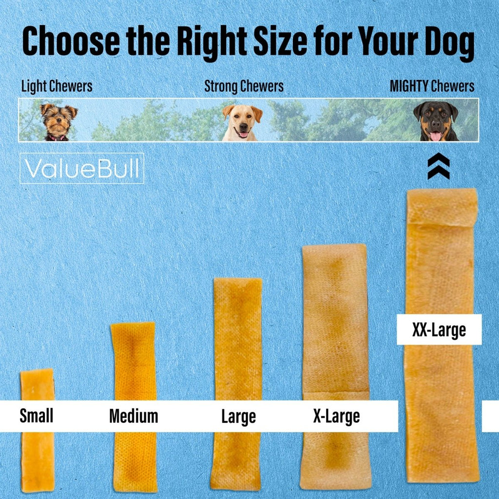 ValueBull Himalayan Yak Cheese Dog Chews, Extra Extra Large, 2 Pound