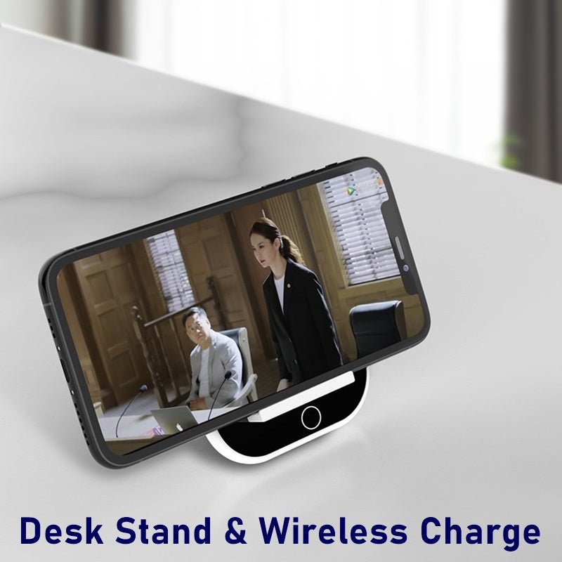 Vertical square mobile phone wireless charger - PhishStones Products