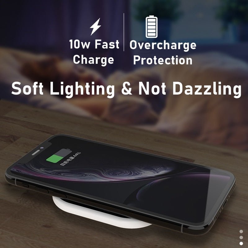 Vertical square mobile phone wireless charger - PhishStones Products