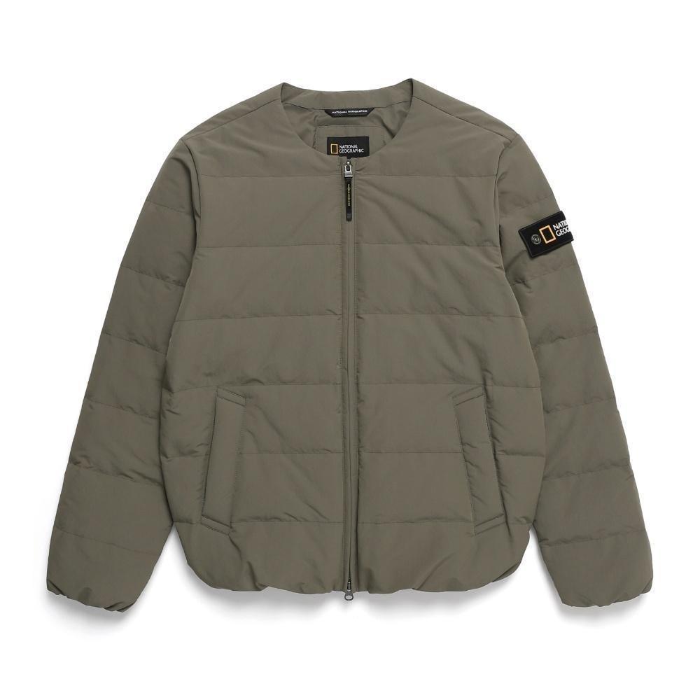 Riize 24Fw Heron Collection - U-Neck Lightweight Goose Down Jumper K Mocha