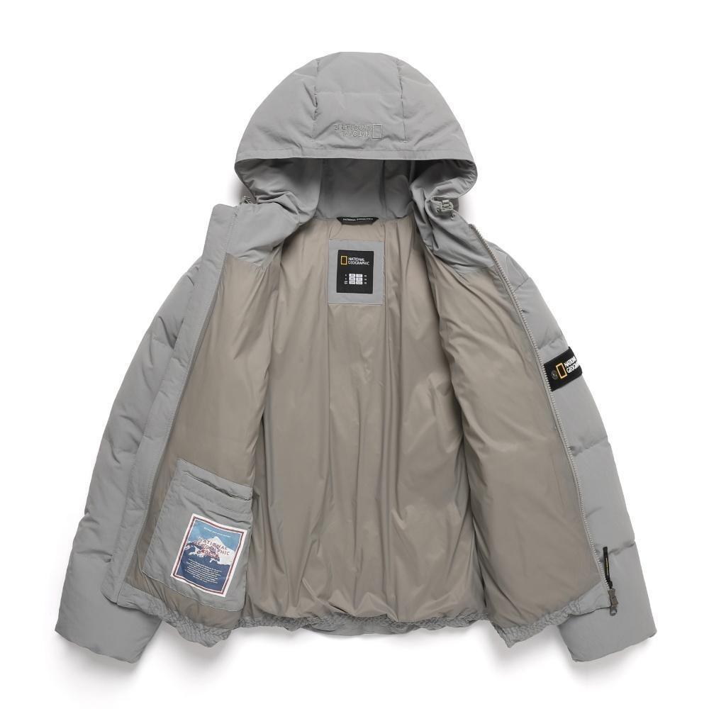 Riize 24Fw Heron Collection - Hooded Heron Goose Down Jumper Lichen Khaki