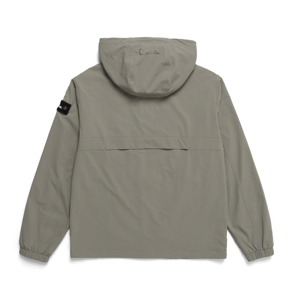 Riize 24Fw Heron Collection - Archelon Woven Stretch Hooded Zip-Up Lichen Khaki