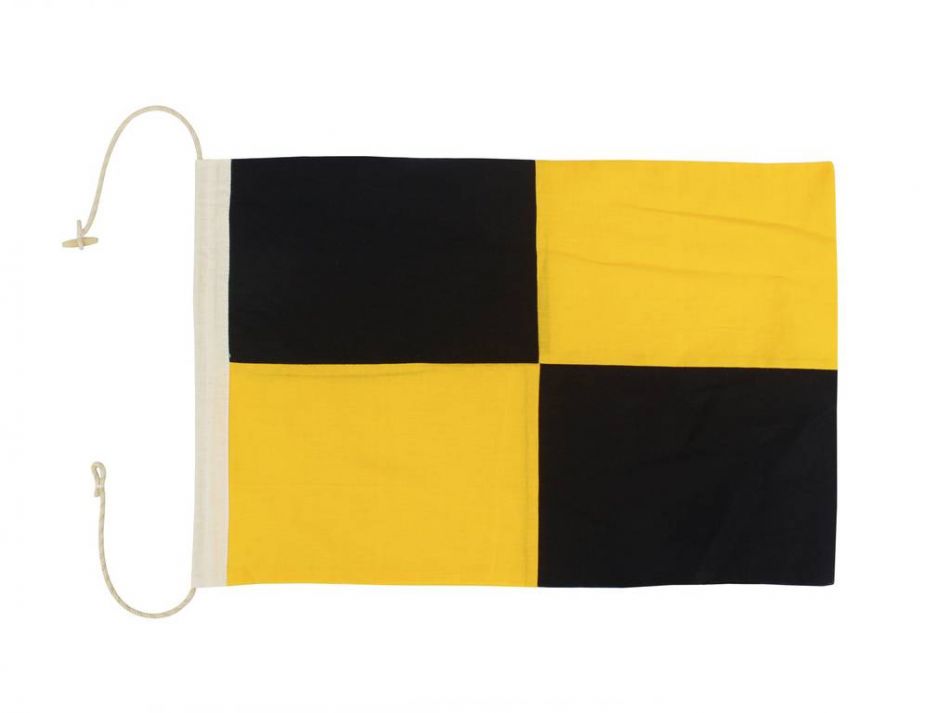 Set of 36 - Decorative Cloth Nautical Alphabet and Number Flags 20""