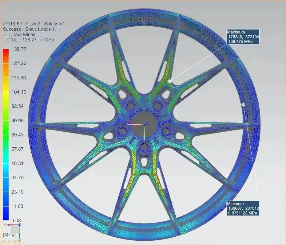 Set of Vorsprung Forged VA-019 Style Wheels