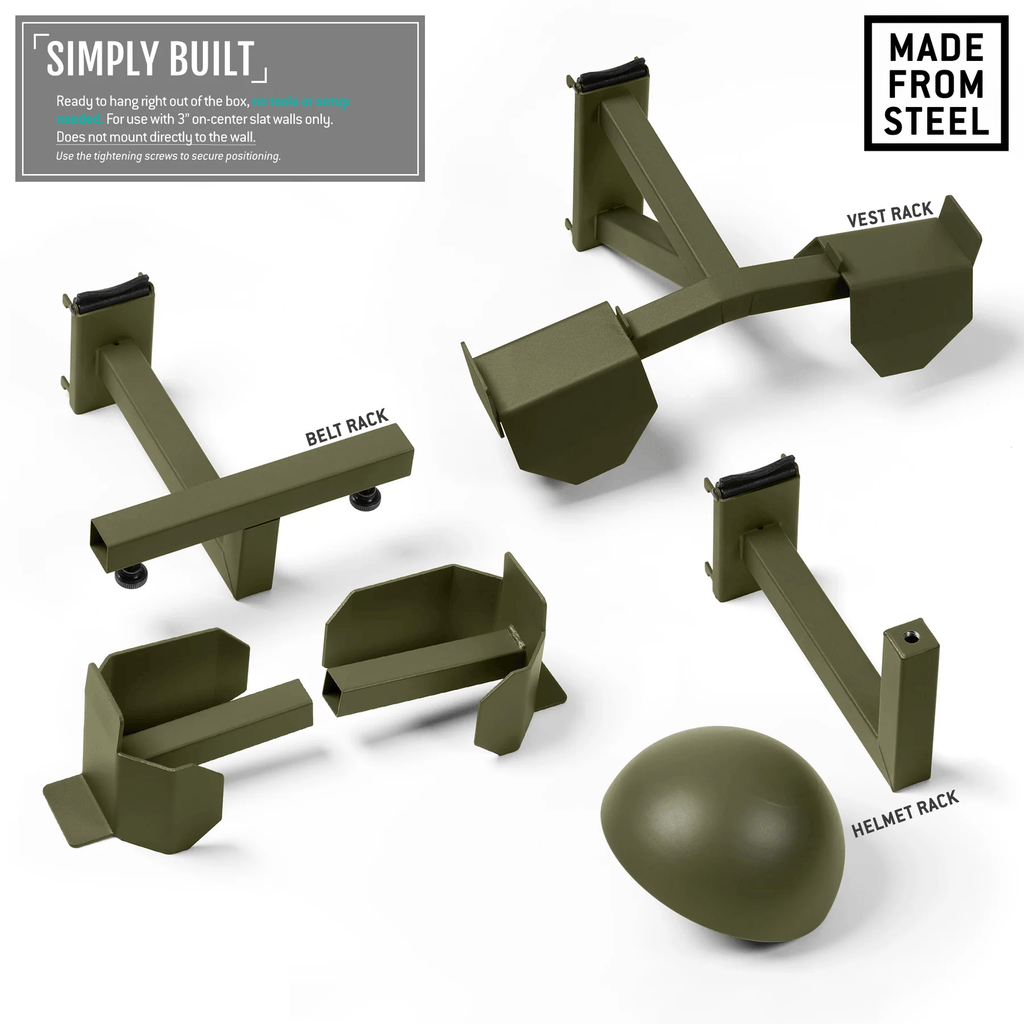 Wall Rack System - Tactical Gear Rack - PhishStones Products