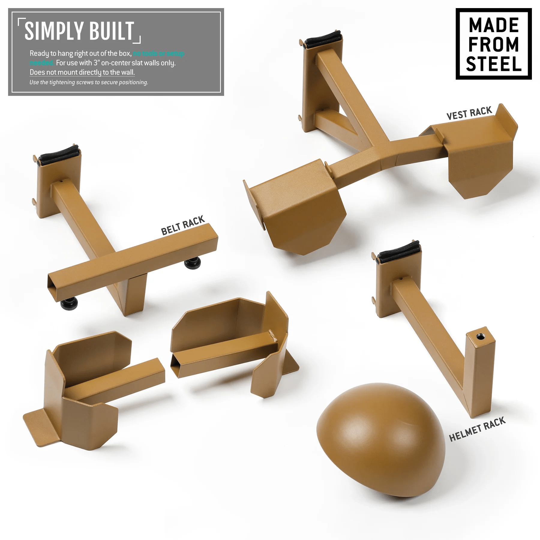 Wall Rack System - Tactical Gear Rack - PhishStones Products