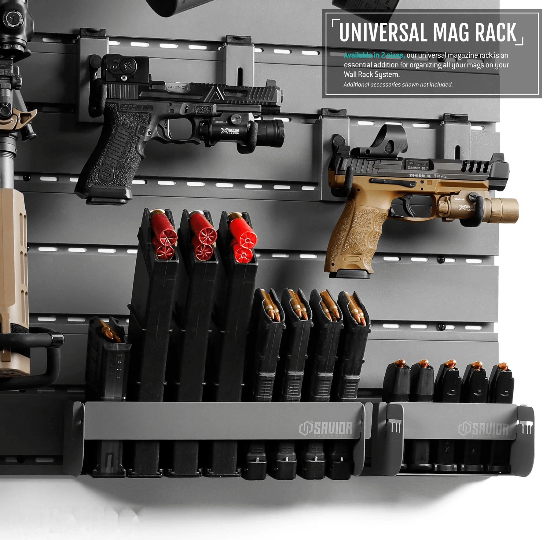 Wall Rack System - Universal Mag Holder (Multiple Sizes) - PhishStones Products