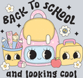 Back To School And Looking Cool - STK00373 (DTF Transfers)