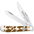 WHISKEY BENT - BROWN HIDE TRAPPER KNIFE WB11-02