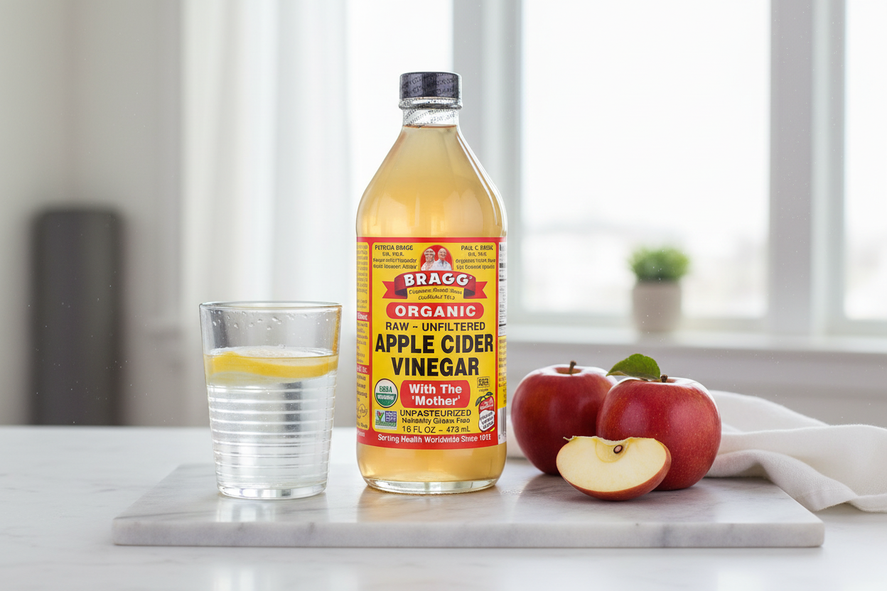 Bragg Organic Apple Cider Vinegar - Raw Unfiltered with Mother (Case of 12, 16 oz)