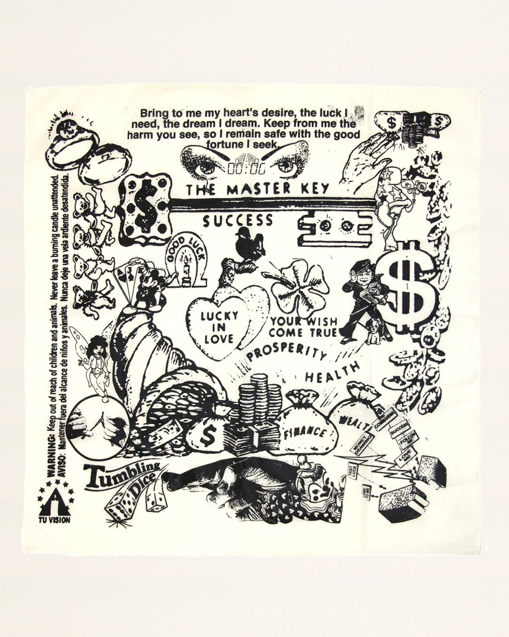 Good Luck Bandana - Ivory