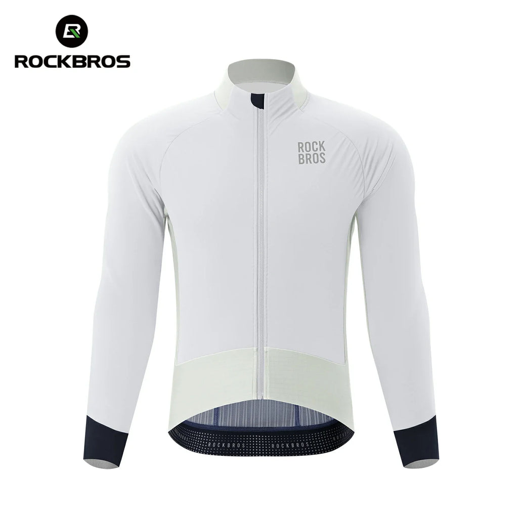Winter Cycling Jacket Double-Layer Thermal Fleece